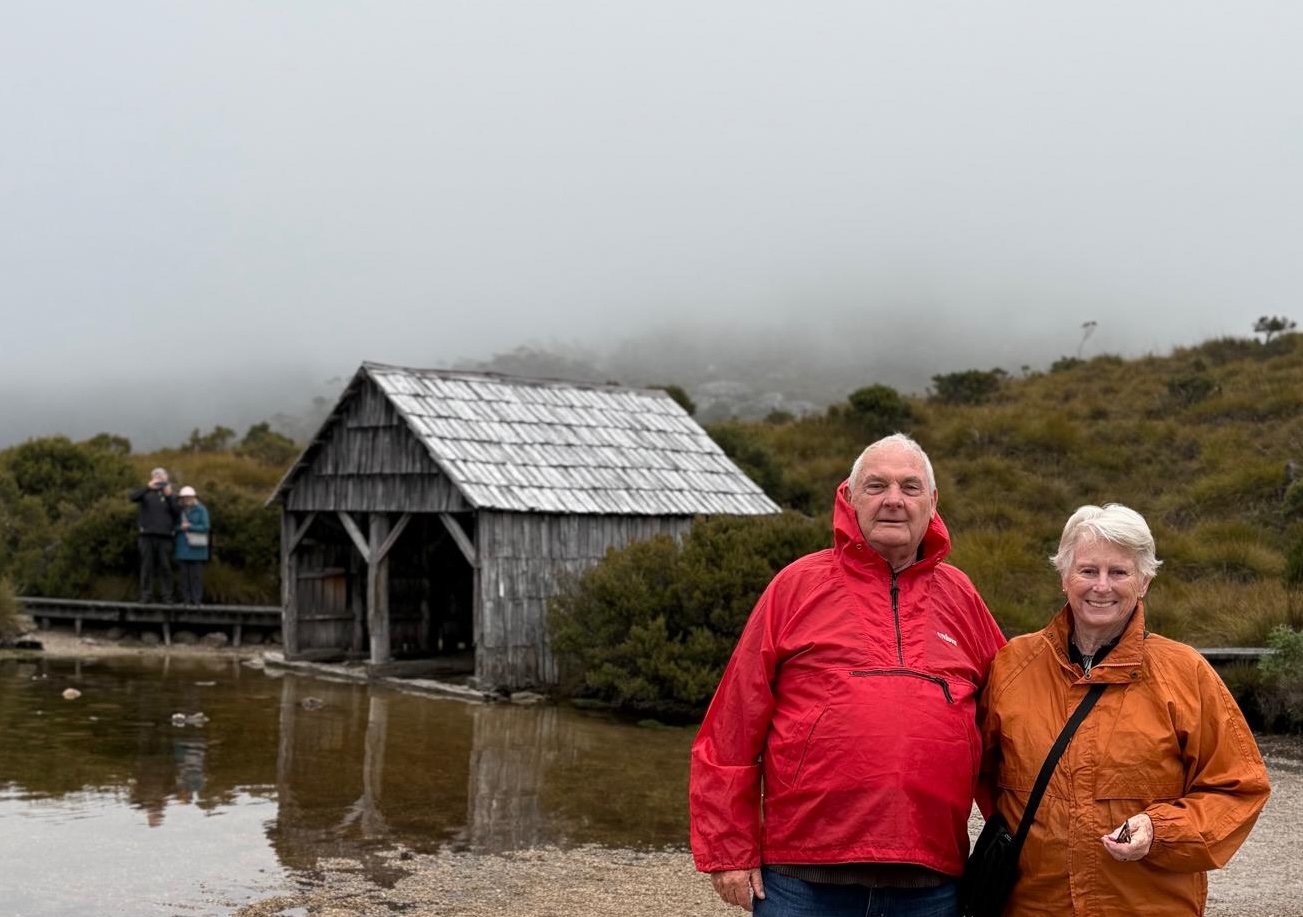 Bronwen and Rob cradle mountain