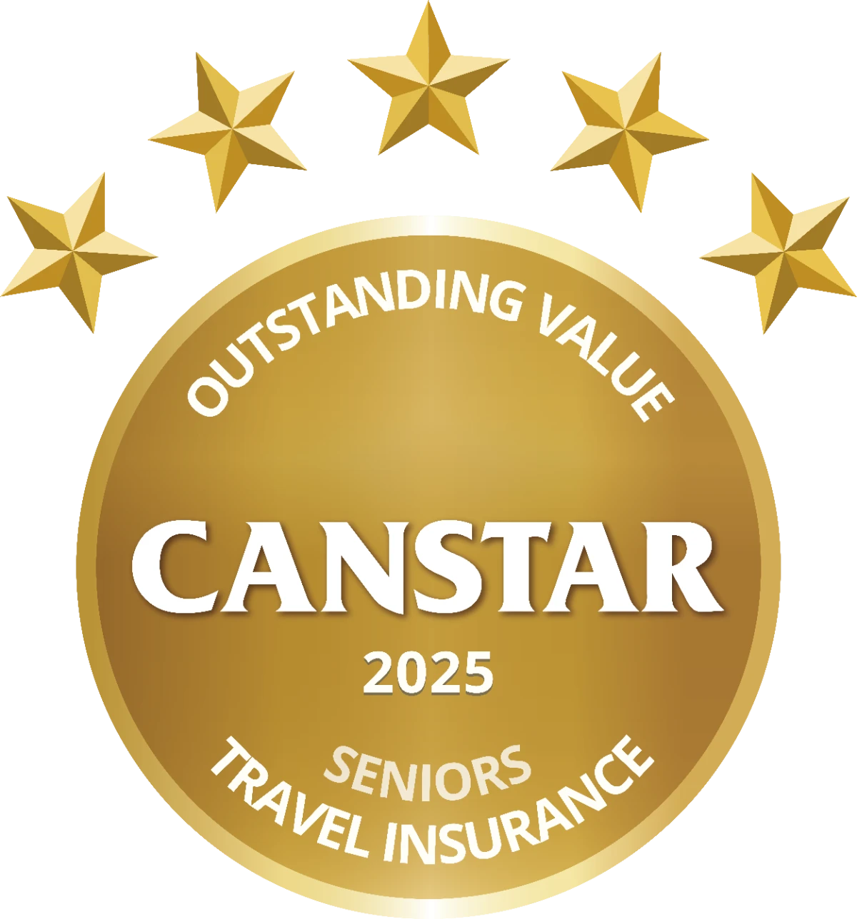 Canstar Seniors Travel Insurance Award 2025